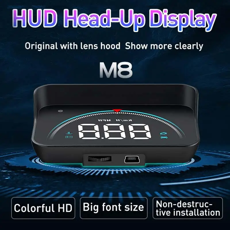 Автомобильный проектор на лобовое стекло Электронная сигнализация повышенной