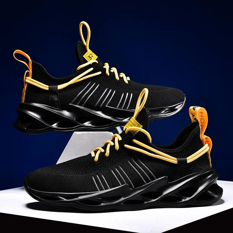 

Fashion Running Shoes Men Sneakers Mens Sport Shoes Breathable Running Shoes Man Blade Bottom Sports Shoes for Male Runway Shoes