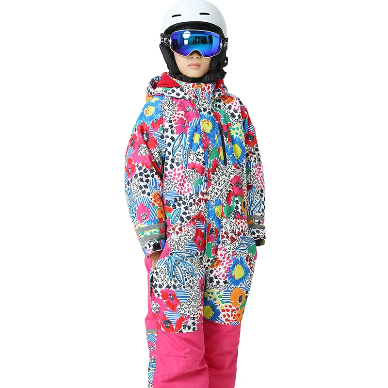 Лыжный костюм для девочек и мальчиков костюмы сноуборда Детский