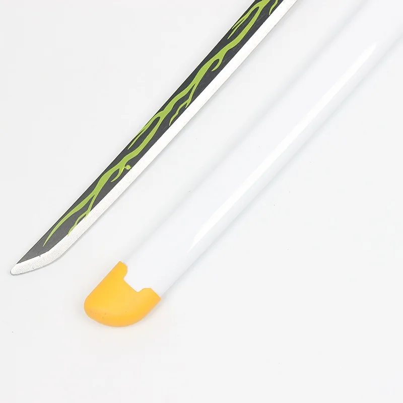 Деревянный Косплей-меч Agatsuma Zenitsu самурайский демон рассекающий призрак лезвие