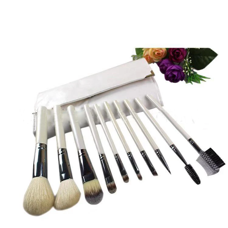 

Natural Makeup Brushes Set Eyeshadow Make Up Brush Goat Hair Kit for Makeup Blending maquillage 10PCS