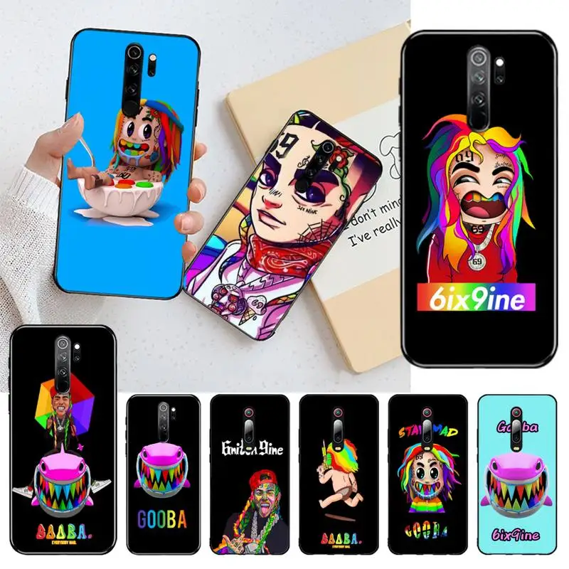 Мягкий резиновый чехол для телефона Redmi Note 9 8 8T 8A 7 6 6A Go Pro Max K20 6ix9ine gooba | Мобильные