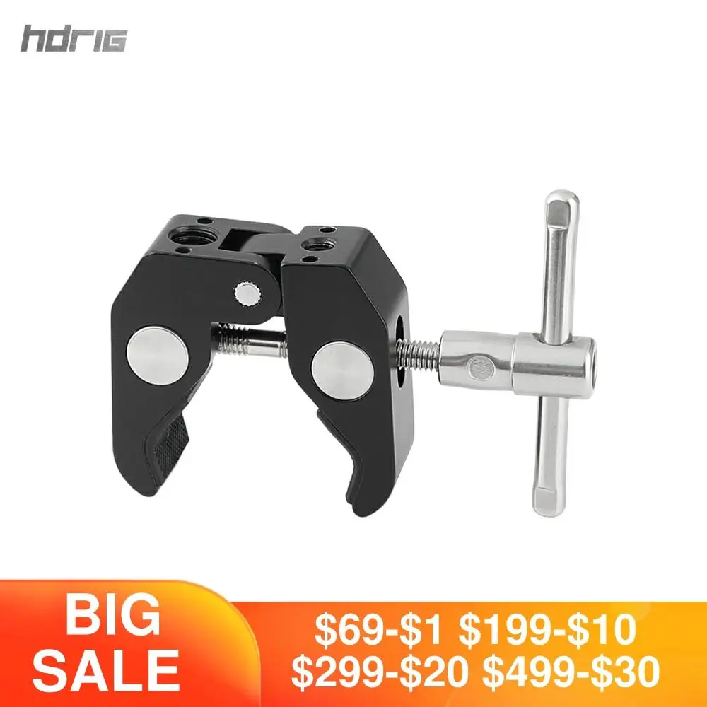 HDRIG Супер Зажим краб плоскогубцы зажим с резьбой 1/4 &quot3/8" расположение