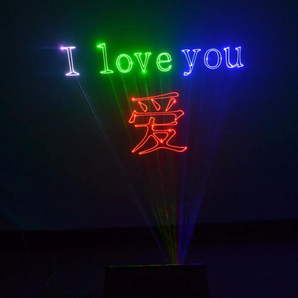 Источник SD-карты AUCD 30 KPPS DMX ILDA 1 Вт RGB проектор Лазерная лампа освещение для диджея