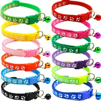 adjustable dog collar colorful cat collars bell buckle collar suitable dogs leash pet products chihuahua kitten supplies