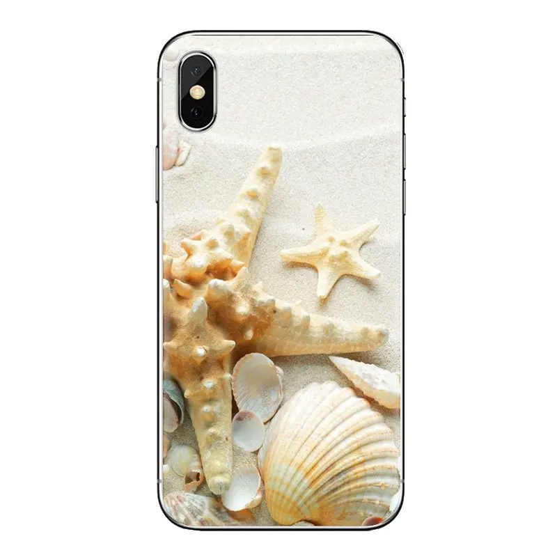 Пастель пляж морской в виде ракушек морских звезд силиконовых чехлов для huawei G7 G8