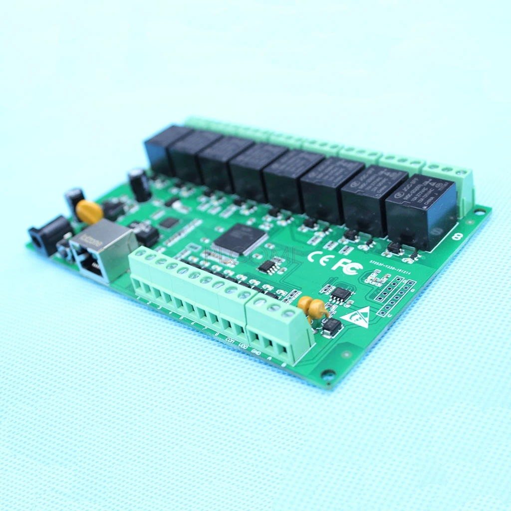 Сетевое релейное управление 8 в out ler RS485 Modbus TCP MQTT HTTP GET P2P временем Android|Измерители