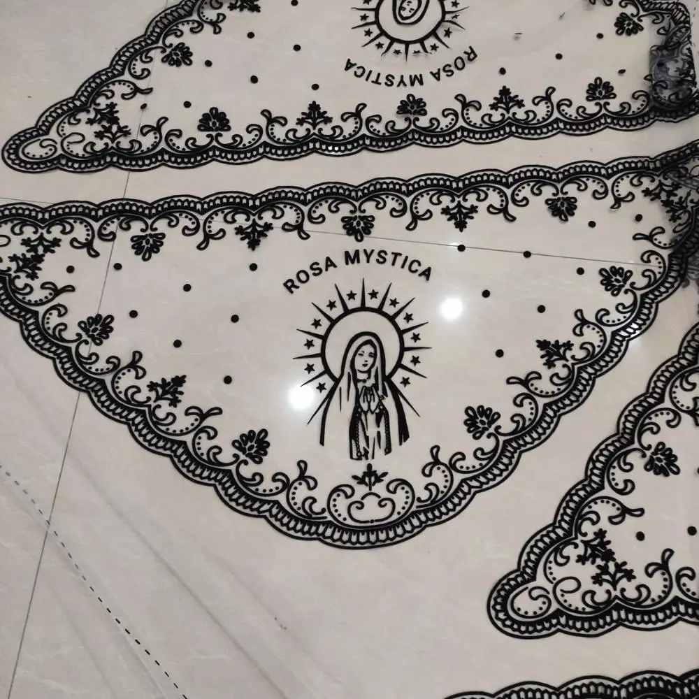 Католическая кружевная Фата флок для церкви розничная продажа|Мусульманская