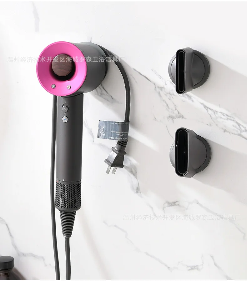 Производители Dyson фен кронштейн дыропробивной фен для волос сушилка для волос в ванной крючки для стены стеллаж для хранения