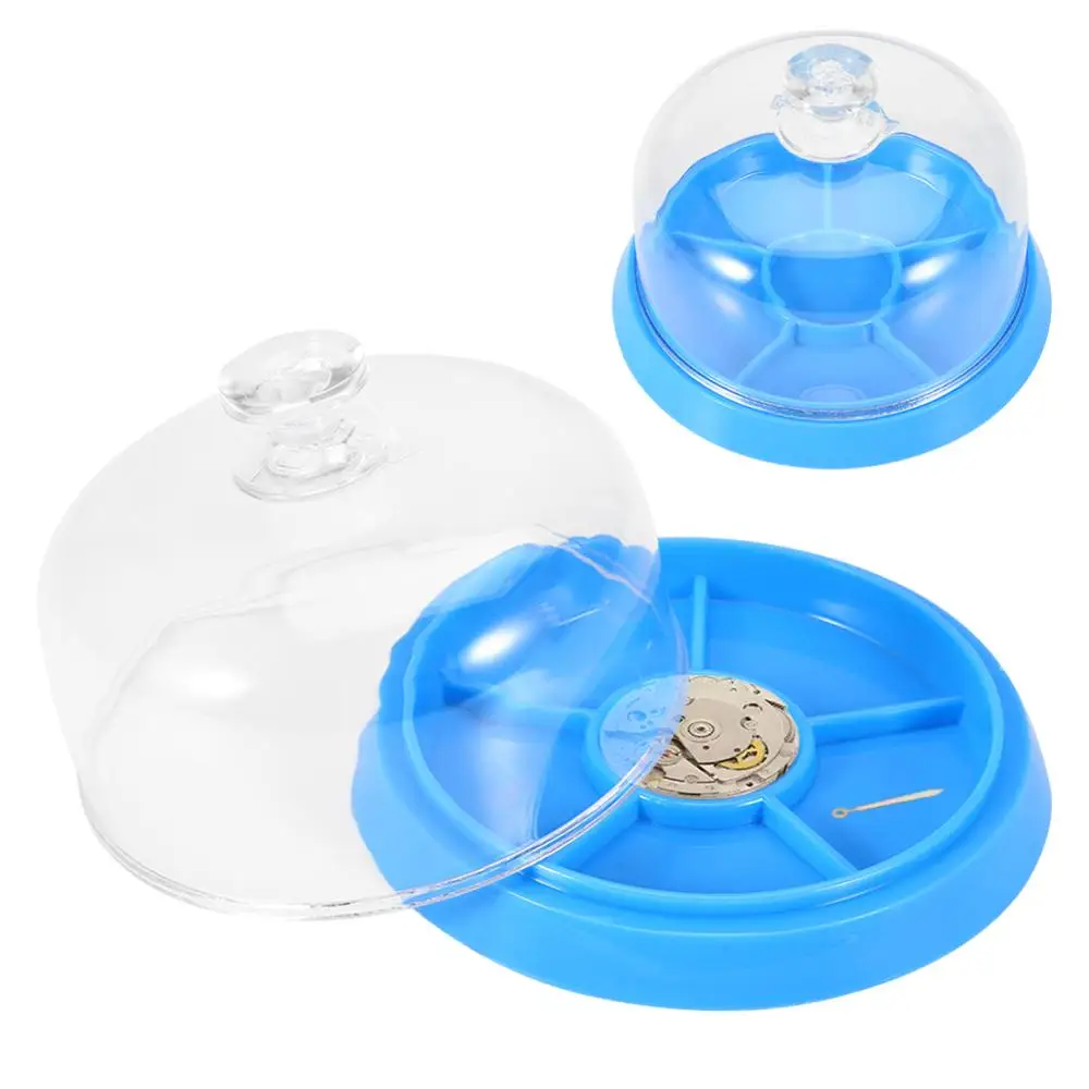 Пылезащитная Крышка для часов 6 ячеек с поддоном часового механизма Ремонтный