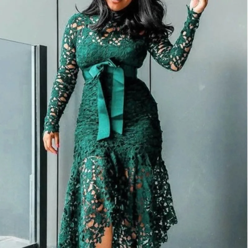 Женское платье макси RICORIT винтажное кружевное ажурное облегающее длиной до пола