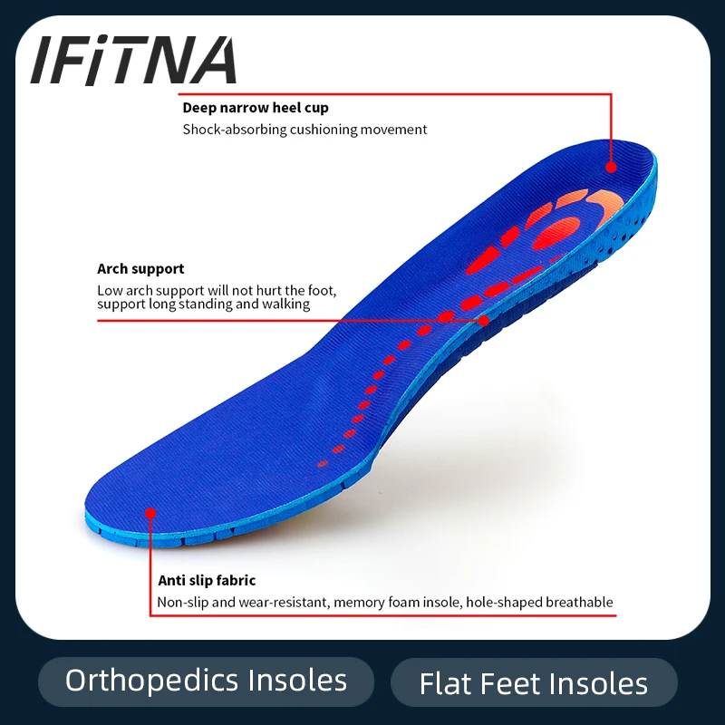 Plantar Fasciitis Arch Support Orthopedic Insoles Sneakers Cushion Flat Feet Template Heel Pain Relieve Boot Shoe Inserts Insole