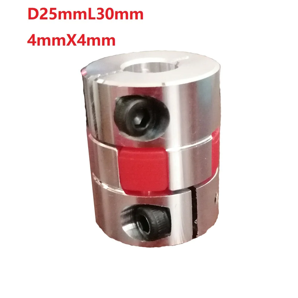 

1pcs 4x4 D25L30 Aluminium Shaft Plum blossom Coupling Motor Connector Flexible shaft