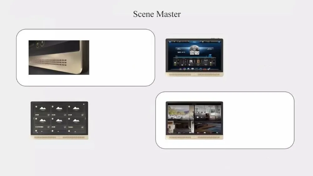 7 дюймов сенсорный экран Управление панель мастер сцены работать с FIBARO домашний центр