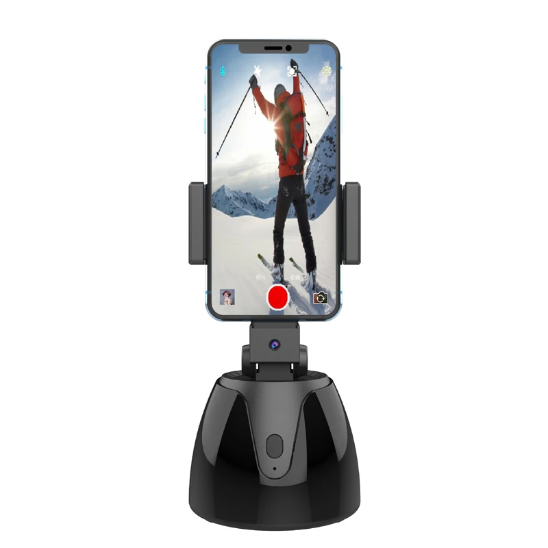 

Smart Following Shooting Gimbal Selfie Stickbject Tracking Holder Tik To Face Tracking Camera Phone Holder Rotation