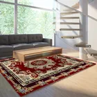 Reese бархатные флисовые традиционные европейские китайские дворцовые Цветочные противоскользящие персидские ковры для гостиной спальни моющиеся