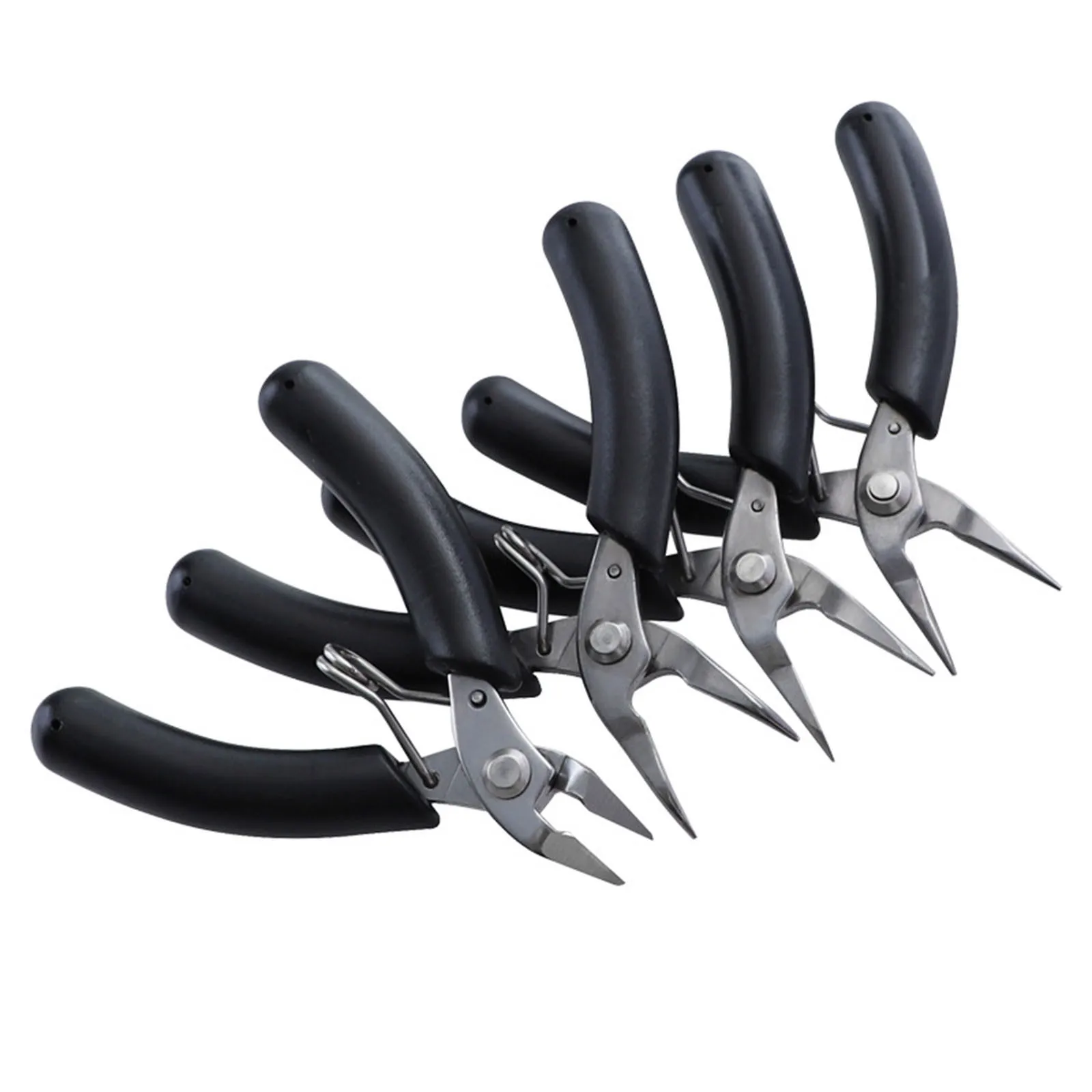 

Stainless Steel Mini Pliers Pointed Nose Pliers Flat Nose Curved Nose Pliers
