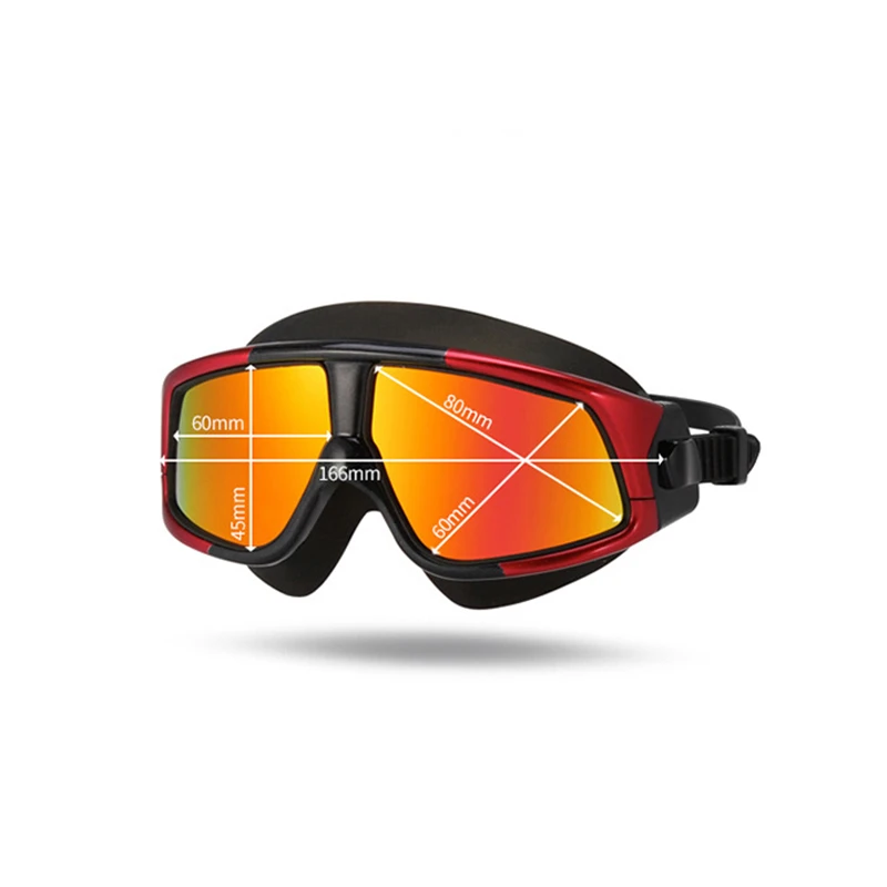 Фитнес 1 шт. пластик профессиональный плавательные очки Анти туман с