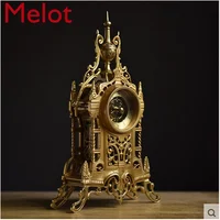 Europe type restoring ancient ways large desk clock sitting room personality fashion creative American style archaize clock