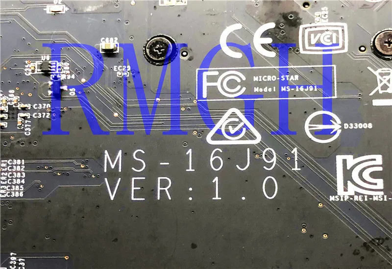 Материнская плата для ноутбука MSI GE72VR GP72VR GE62VR GP62VR GL62M аналогичная ЦПУ системная