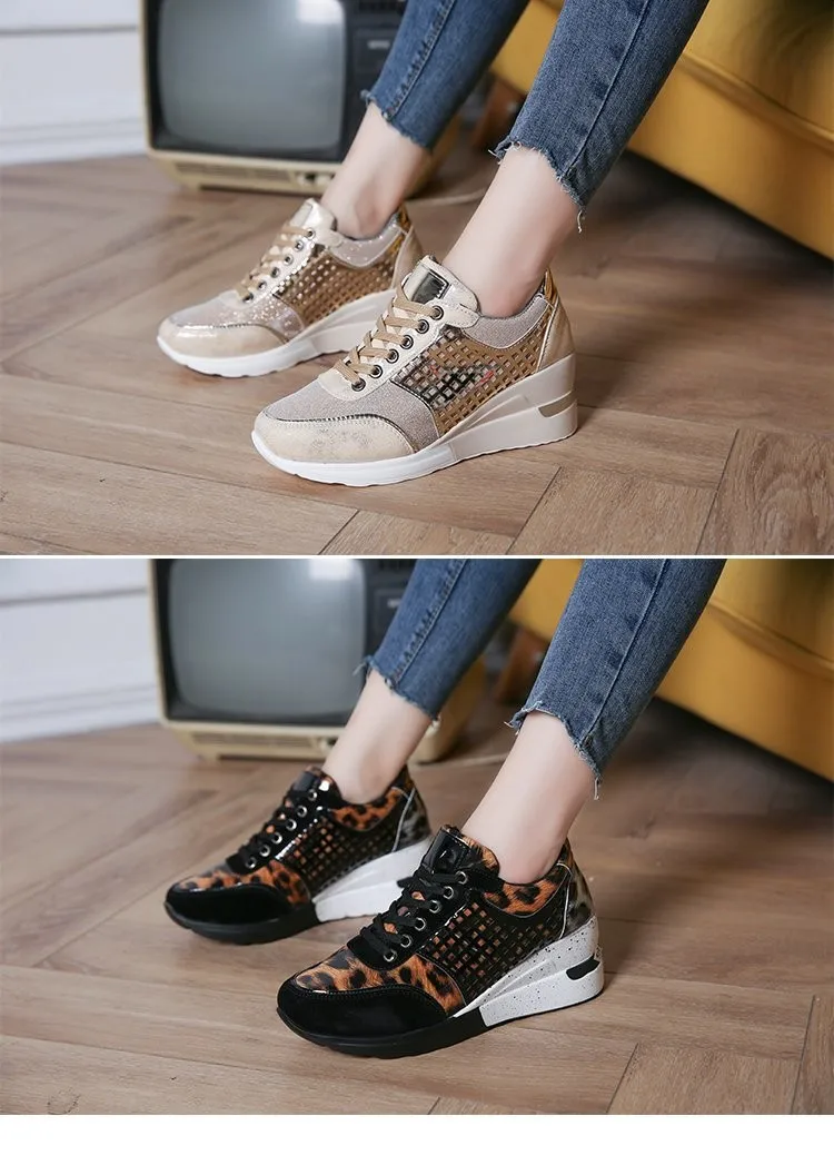 

2021Fashion Designer Women's Increased Walking Jogging Increased Women's Sneakers Comfortable Sneakers Shoes for Women Sneakers