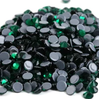 ss6ss10ss16ss20ss30 emerald color dmc iron on rhinestoneshot fix crystal rhinestones strass sewing fabric garment stones
