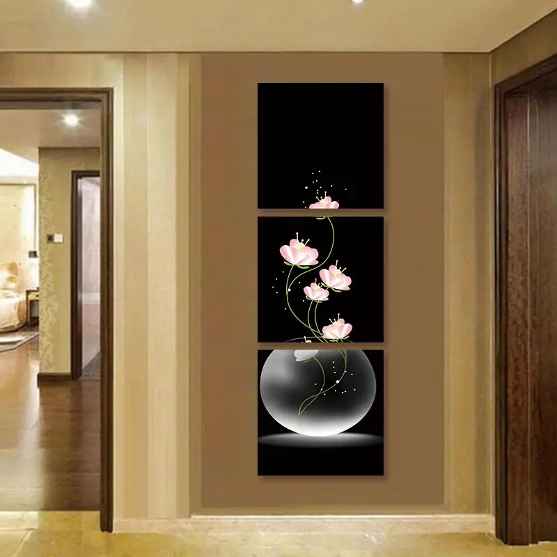 Conisi Скандинавская Цветочная ваза художественные настенные картины на холсте