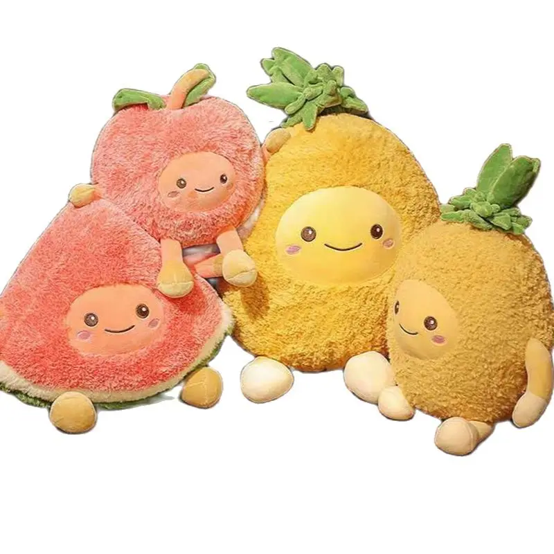 

Fruit plush toy cherry doll watermelon pineapple car home sofa pillow cushion photography props baby kids children girl gifts