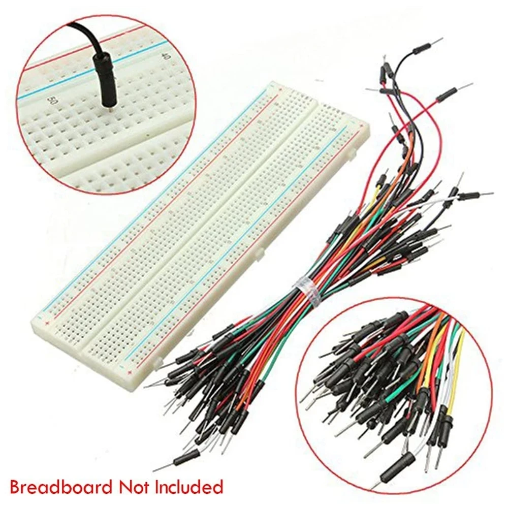 65 шт. Гибкая макетная плата без пайки джампер провод и кабель трос для хлеба |