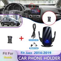 car mobile phone holder for honda fit jazz gk5 2014 2015 2016 2017 2018 2019 bracket rotatable support accessories for iphone lg