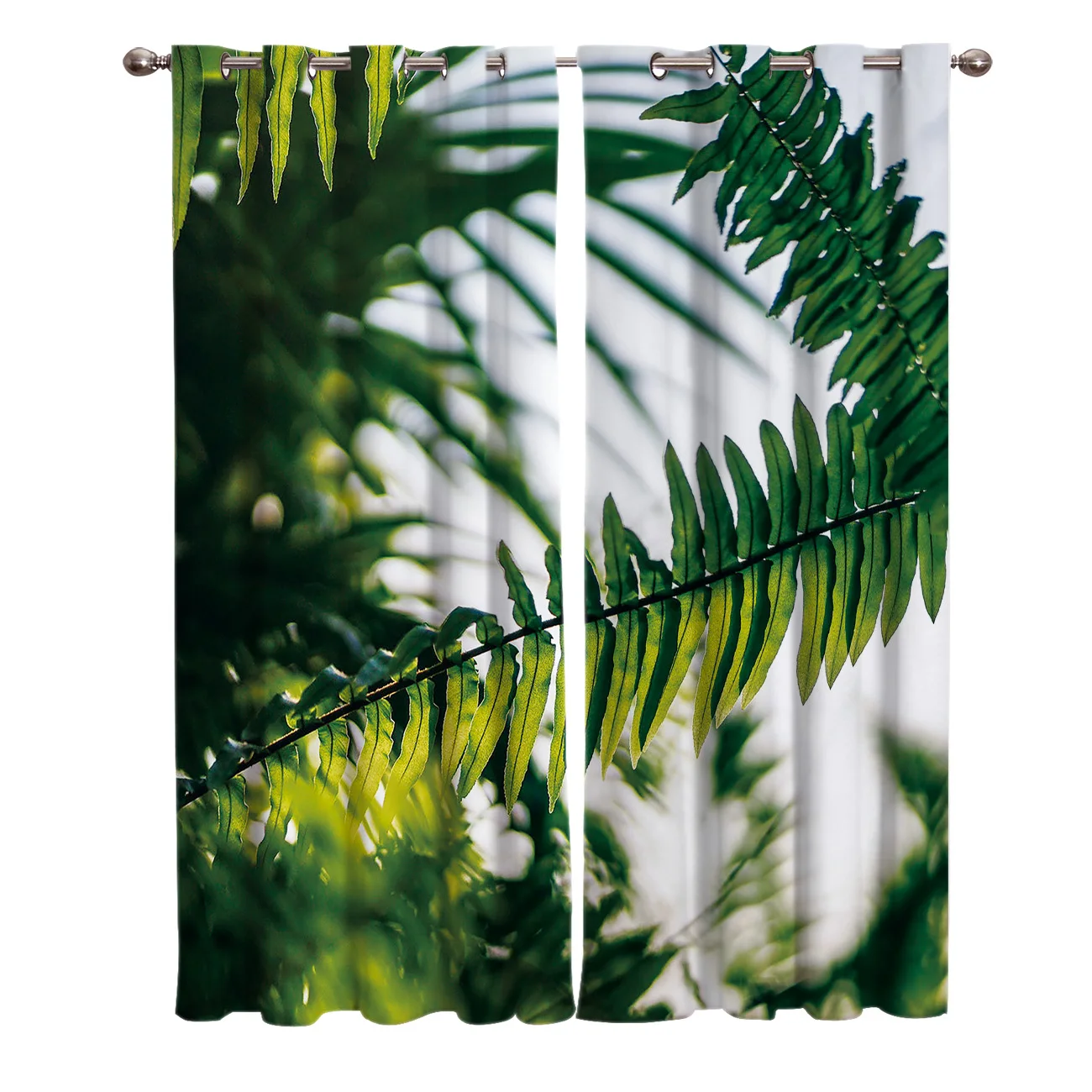 Пейзаж зелени окна шторы живописные S для Гостиная декоративные элементы