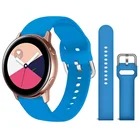 Ремешок силиконовый для Samsung Galaxy Watch 4 Classic Gear S3Active2 Huawei Watch GT2, браслет для часов Amazfit Bip, 22 мм 20 мм