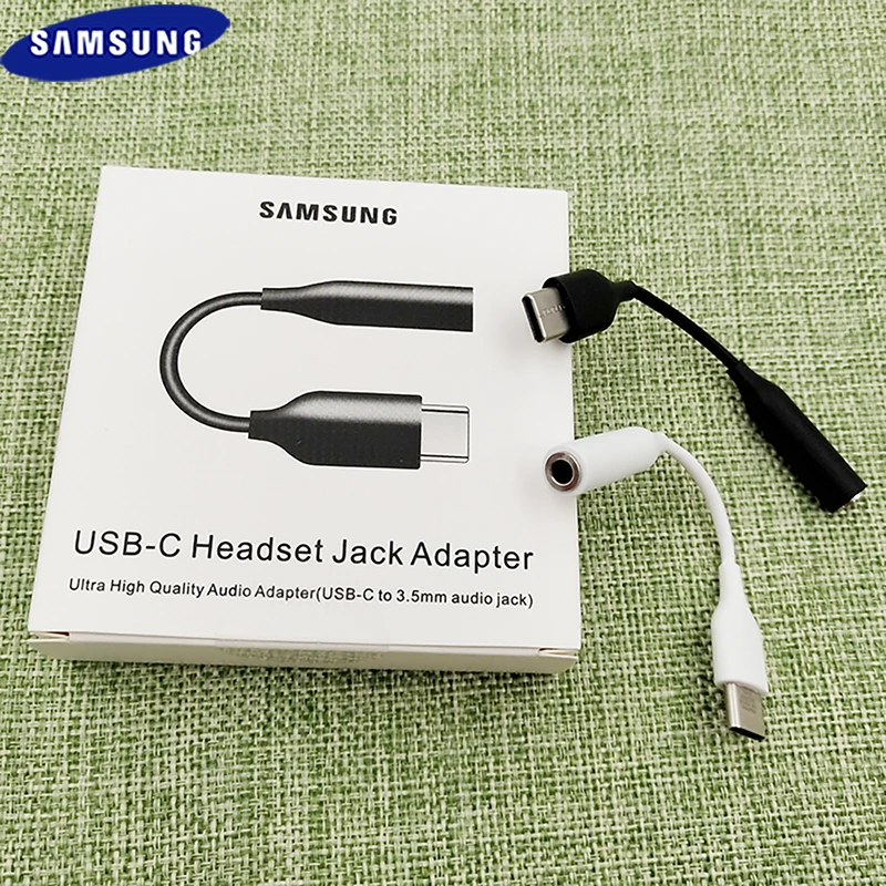 Адаптер для наушников Samsung с разъемом Type C на 3 5 мм кабель USB аудиопреобразователь