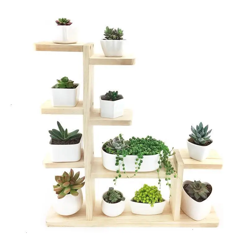 

Варанда для растений Etagere Plante, деревянный комнатный горшок, горшок, уличная стойка, стеллаж на полку для цветов и растений