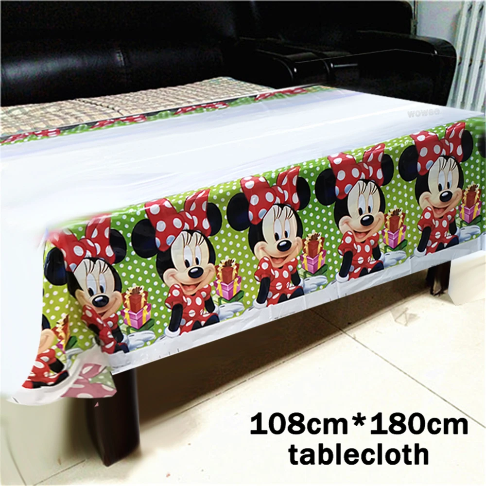 Накрывало на стол одноразовое Spiderman Avenger Mickey Princess Kid Boy Birthday Party Supplies оптом.