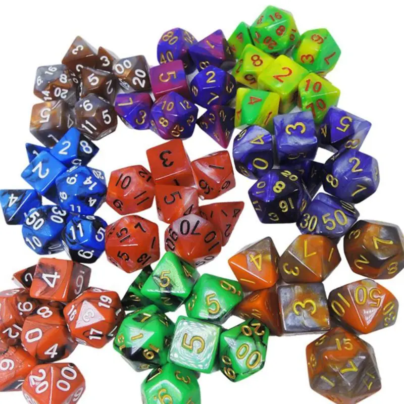 

DIY Crystal Epoxy Mold Dice Fillet Ring Digital Game Jewelry Silicone Mould J29 21 Dropshipping