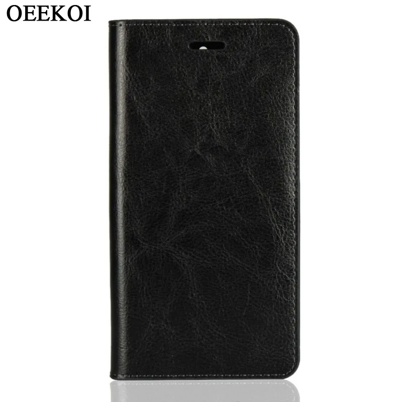 OEEKOI Crazy Horse бумажник из натуральной кожи флип чехол для стрелки Fujitsu RX/U 801FJ/F-01L/стрелы Be F-04K