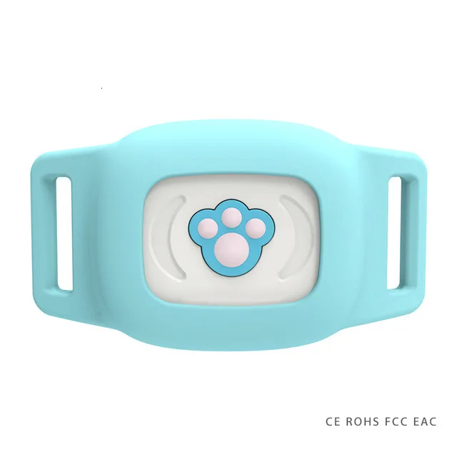Sky Blue Pet Gps ошейник для собак IP67 Водонепроницаемый кот собака животное трекер ночной светящийся ошейник отслеживающее устройство - Цвет: Sky Blue