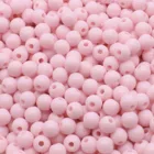 6810121416 мм, розовые круглые бусины-разделители, аксессуары для ювелирных изделий