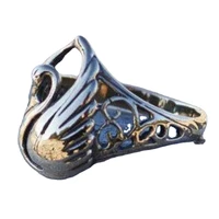 swan ring for women bronze bird sterling silver animal jewelry beauty gift her