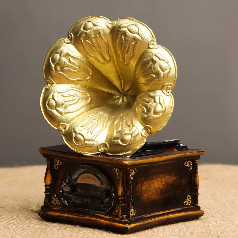 Смоляная модель в европейском стиле украшения для офиса записывающие плееры