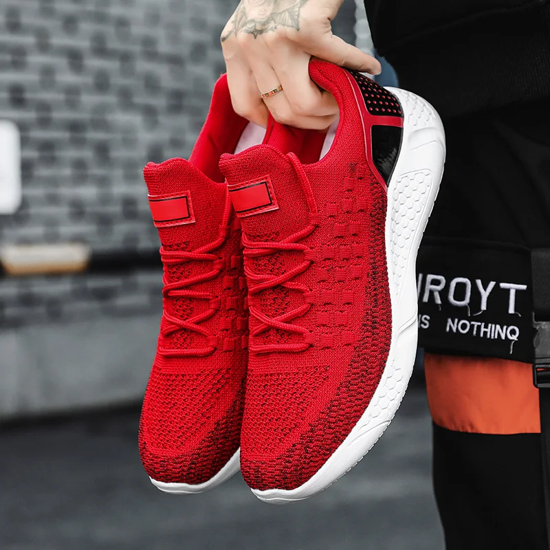 

Super Light Cold Sticky Fly Woven Shoes Low Price Lightweight and Breathable Men's Shoes Men Shoes Zapato De Hombre Sneakers Men