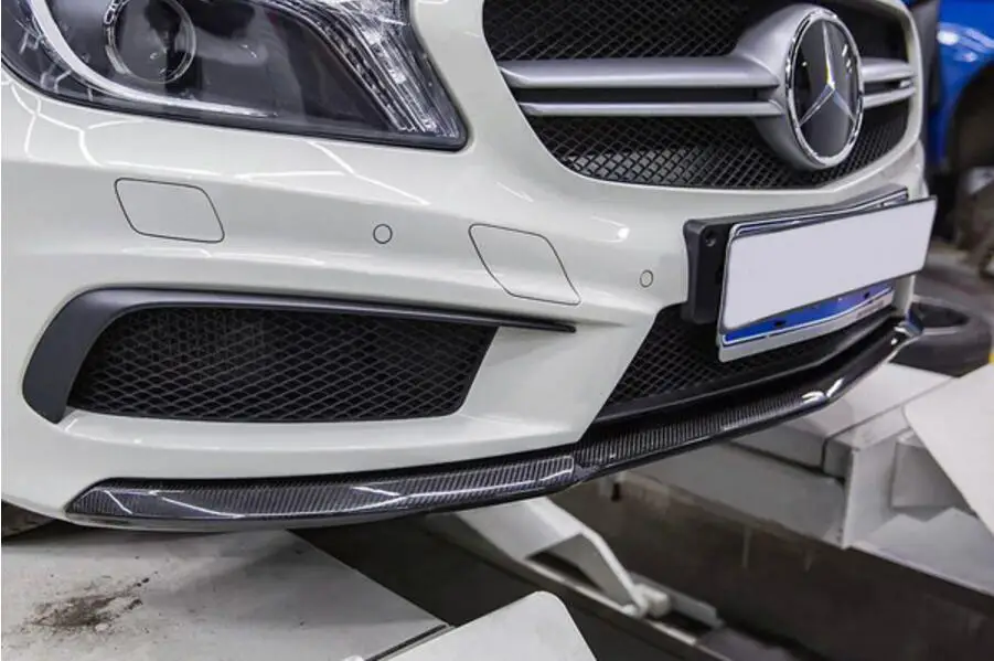 Автомобильный карбоновый передний бампер спойлер автомобильный диффузор