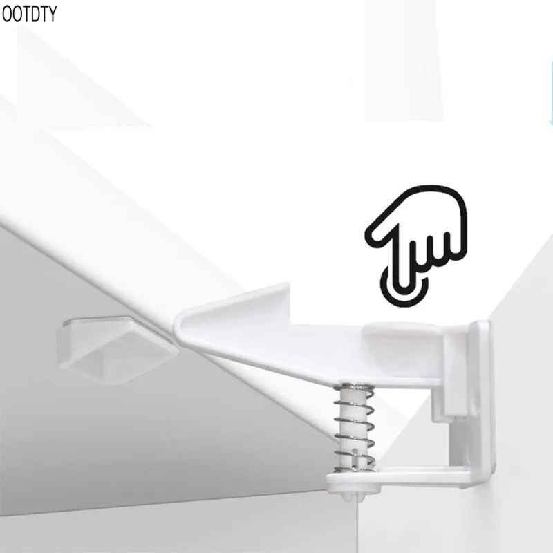 10 шт./упаковка невидимые замки для безопасности детей|Замки и блокираторы ящиков|