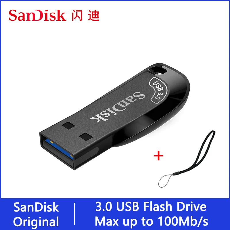 Флеш накопитель Sandisk USB 3 0 256 ГБ 128 64 32 флеш 16 диск на ключи память|USB флэш-накопители|