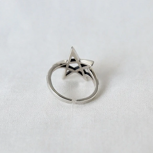 JIANERY богемные модные серебряные кольца со звездами Давида для женщин ретро