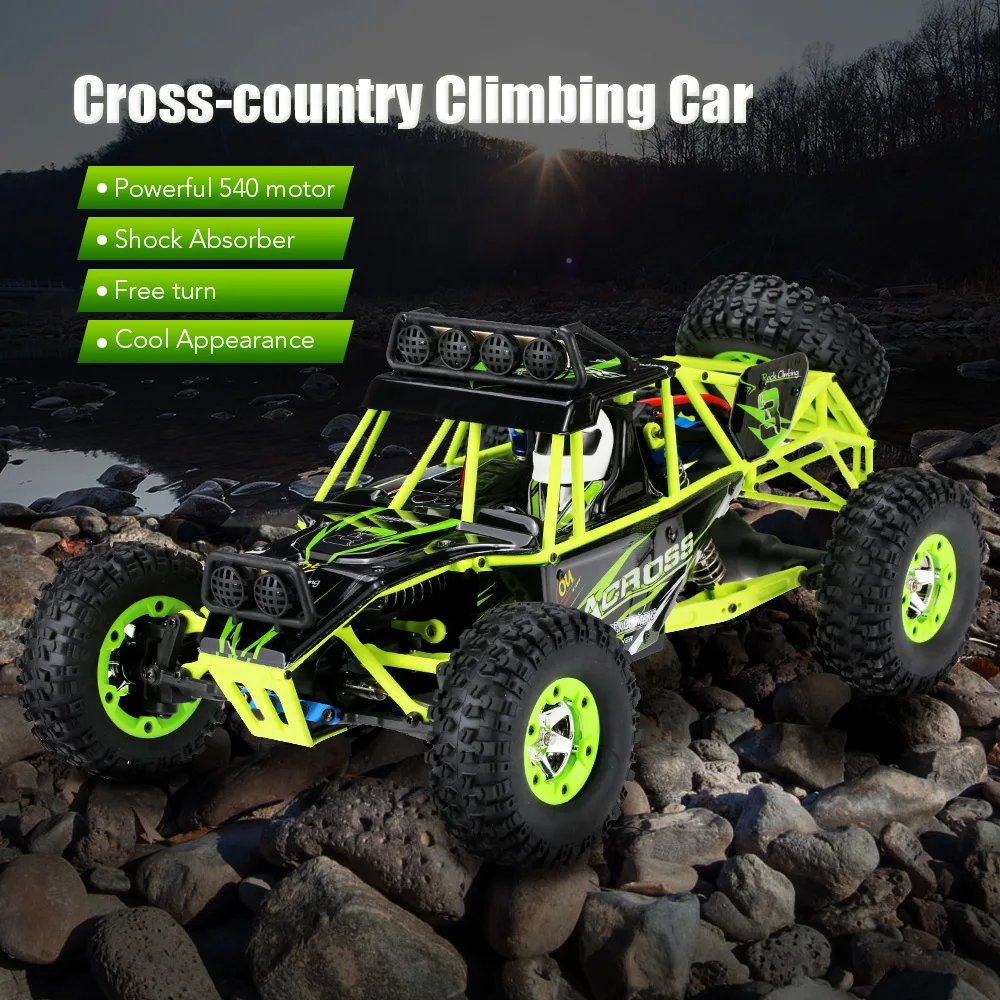 Wltoys 12428 50 км/ч высокоскоростной Радиоуправляемый автомобиль 1/12 2 4G 4WD внедорожник