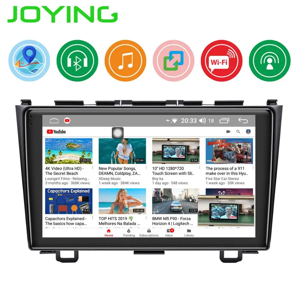 Автомобильный мультимедийный плеер JOYING проигрыватель на Android 8 1 с 9 &quotIPS экраном