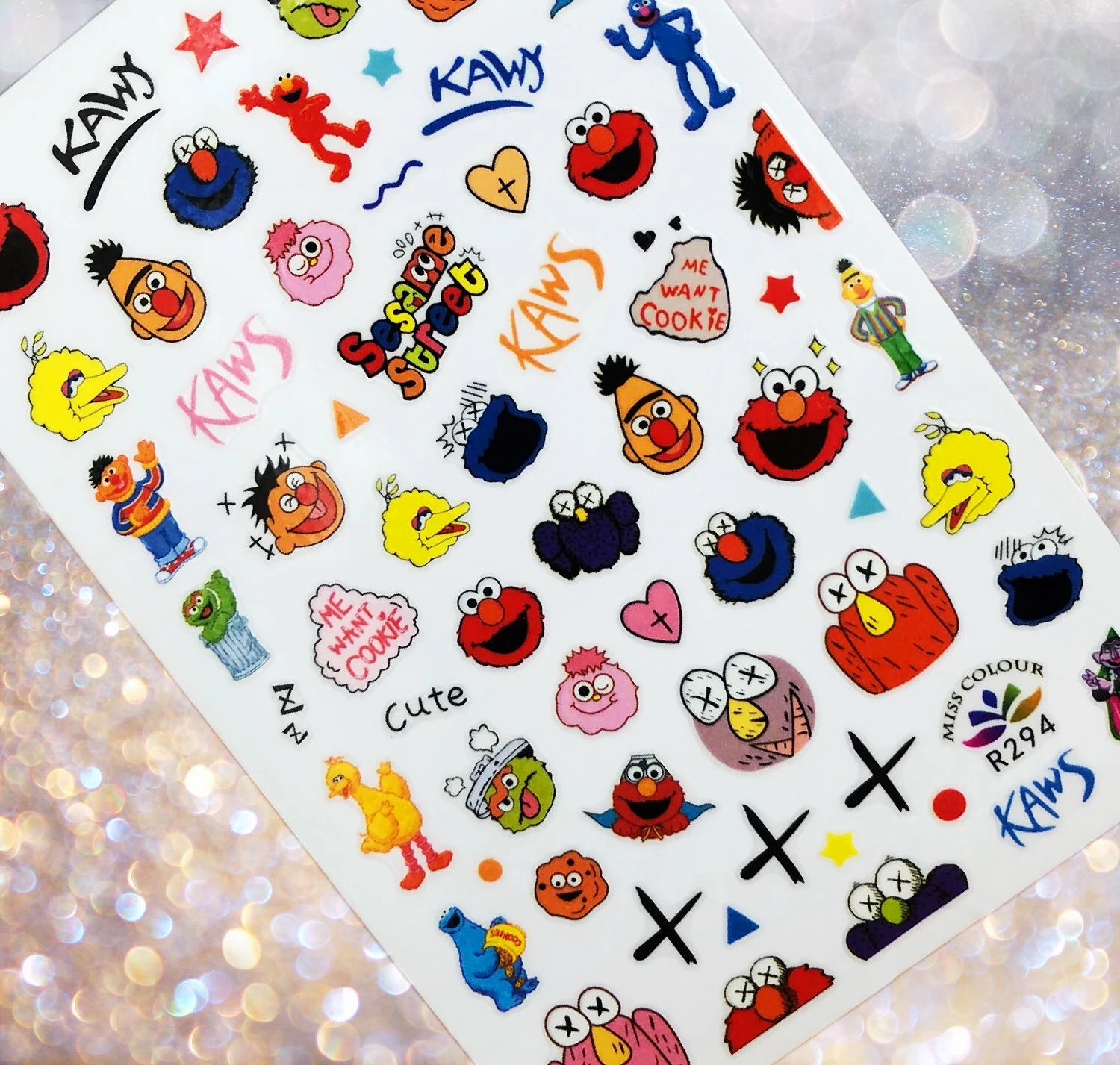 

1 sheet 3D Nail Stickers Cartoons Anime Nail Art Stickers Decal Template diy nail tool decorations HL093-099