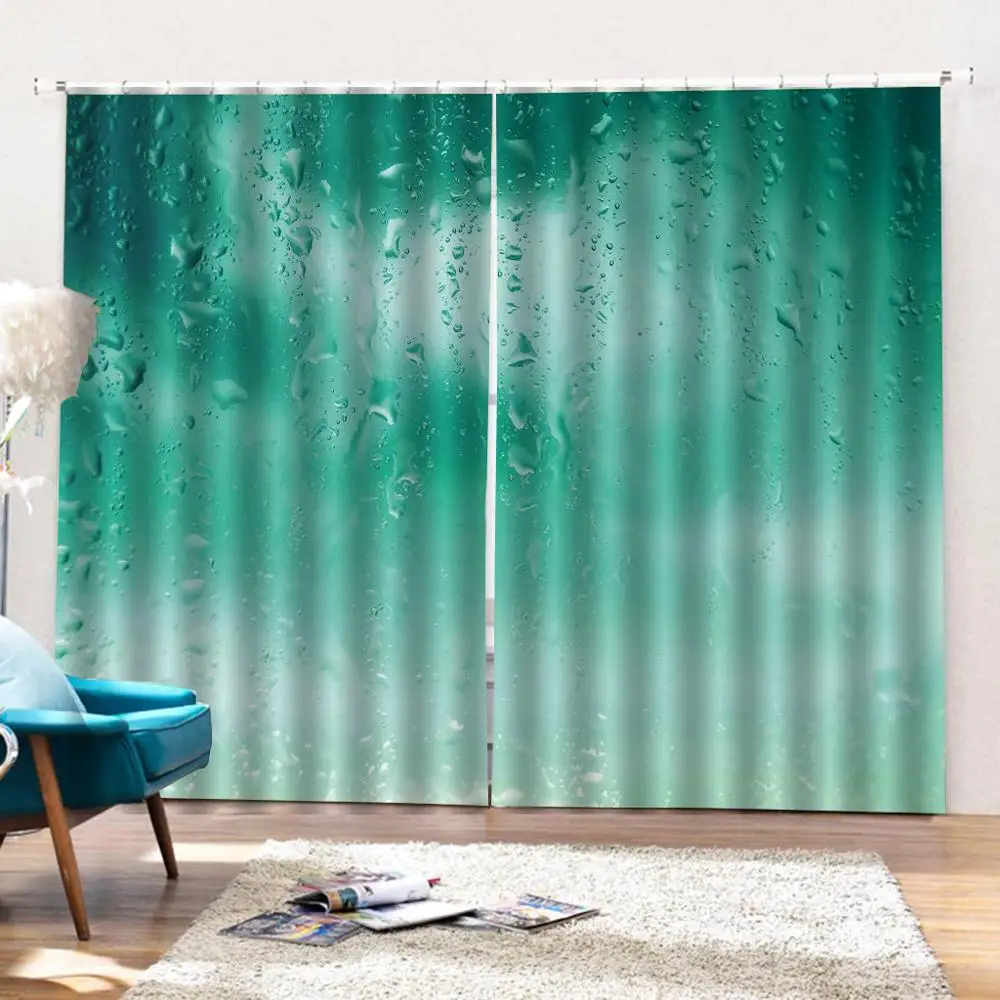 Приморская волна пейзаж окно занавеска цифровая печать для гостиной спальни